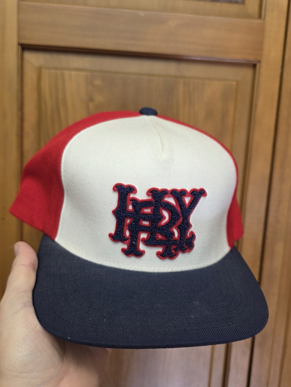 Hurley 2012 Yupoong The Classics Snapback Hat Red White Blue MLB Style Cap